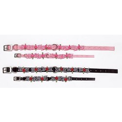 Embellished Gingham Rosette Bows Collar